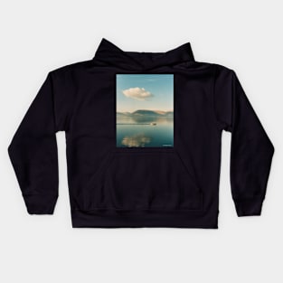 Boat and cloud at Gourock. Kids Hoodie